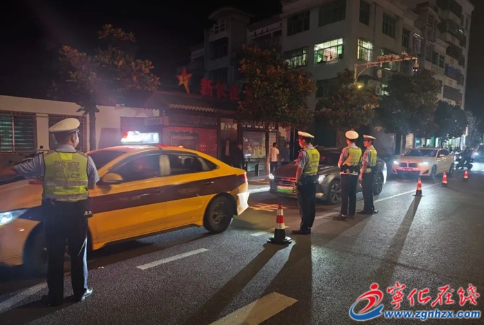 假期不松懈！寧化交警開展酒醉駕集中整治統一行動