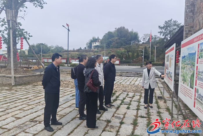 上海市嘉定區華亭鎮到石壁鎮考察調研