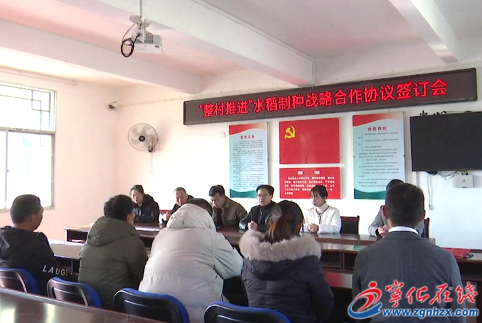 城郊鎮：簽訂戰略合作協議 助力鄉村種業發展