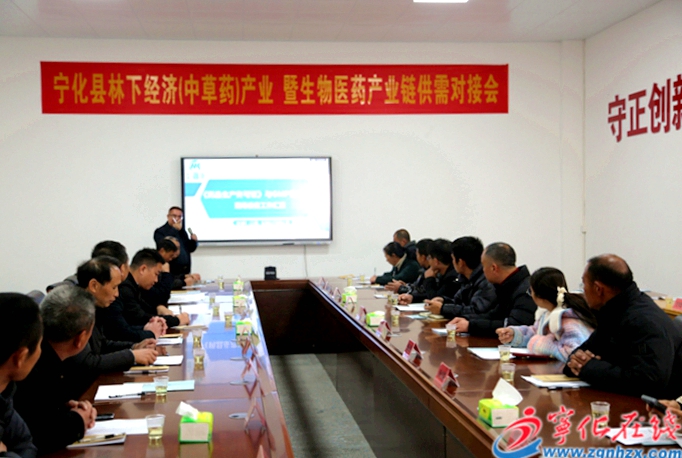 寧化縣召開生物醫(yī)藥產(chǎn)業(yè)鏈供需對(duì)接會(huì)