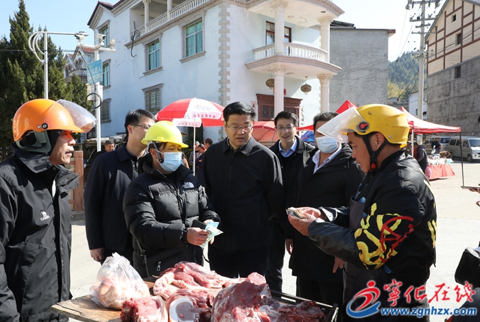 寧化縣領導到安樂鎮調研