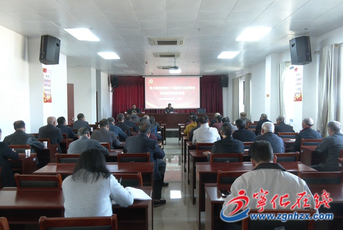 學(xué)習(xí)貫徹黨的二十屆四中全會精神縣委宣講團在各系統(tǒng)開展宣講