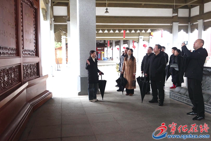 全國臺聯聯絡部調研組來寧參觀考察