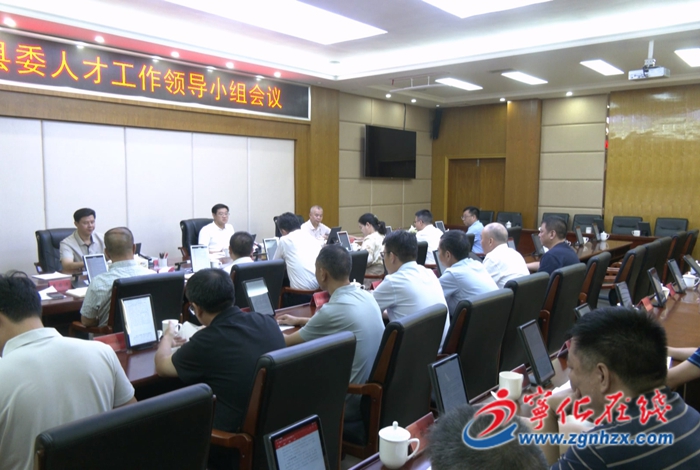 寧化縣委人才工作領導小組會議召開