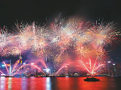 香港生意旺人氣旺 “黃金周多金啊！”