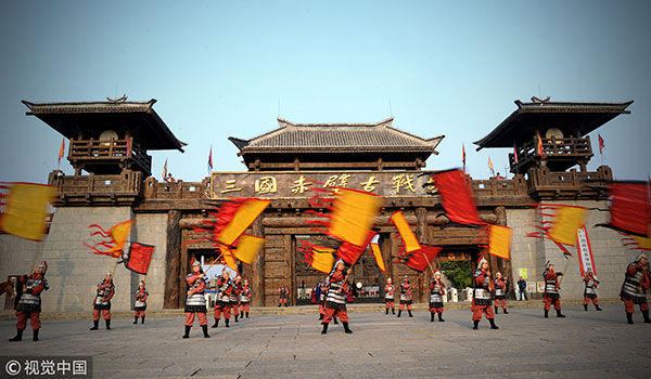 湖北咸寧，三國(guó)赤壁古戰(zhàn)場(chǎng)景區(qū)