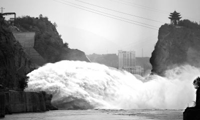 黃河潼關站現(xiàn)入汛以來最大洪水