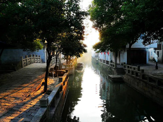 清晨五點半是同里最絕妙的時段