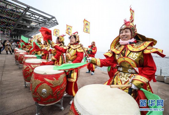 遼寧營口舉辦開漁節