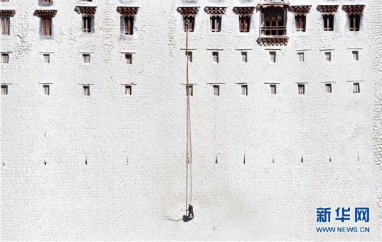 布達拉宮開始“年度美容”